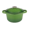 Berghoff Neo 3-qt. Round Cast Iron Dutch Oven In Green