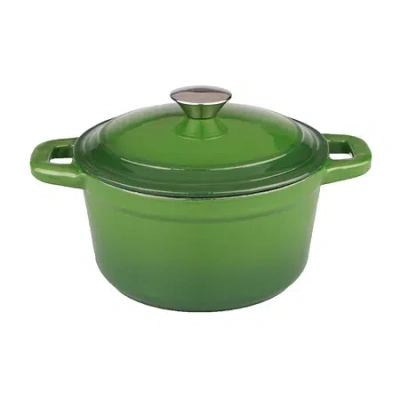 Berghoff Neo 3-qt. Round Cast Iron Dutch Oven In Green