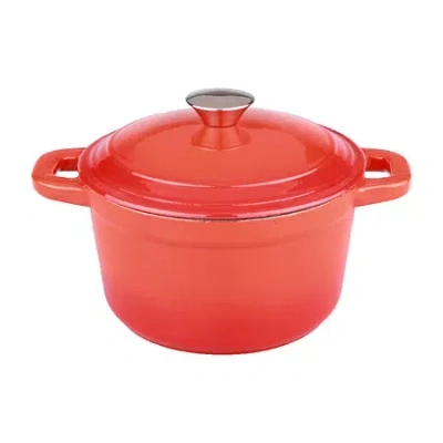 Berghoff Neo 3-qt. Round Cast Iron Dutch Oven In Orange