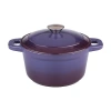 Berghoff Neo 3-qt. Round Cast Iron Dutch Oven In Purple