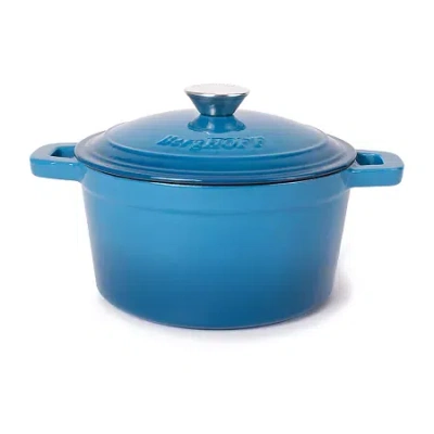 Berghoff Neo 3-qt. Round Cast Iron Dutch Oven In Blue