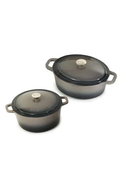 Berghoff Neo 4-piece Cast Iron Dutch Oven Cookware Set In Gray