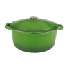 Berghoff Neo 5-qt. Oval Cast Iron Casserole Dish In Green