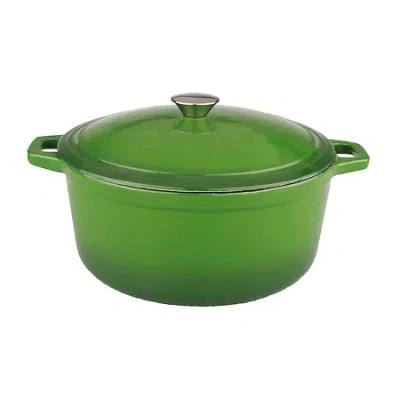 Berghoff Neo 5-qt. Oval Cast Iron Casserole Dish In Green