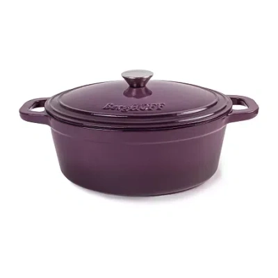 Berghoff Neo 5-qt. Oval Cast Iron Casserole Dish In Purple