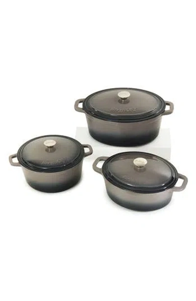 Berghoff Neo 6-piece Cast Iron Dutch Oven Cookware Set In Gray