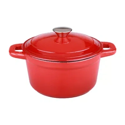 Berghoff Neo 7-qt. Round Cast Iron Casserole Dish In Red