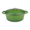 Berghoff Neo 8-qt. Oval Cast Iron Casserole Dish In Green