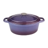 Berghoff Neo 8-qt. Oval Cast Iron Casserole Dish In Purple