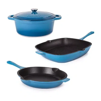 Berghoff Neo Cast Iron 4-pc. Cookware Set In Blue