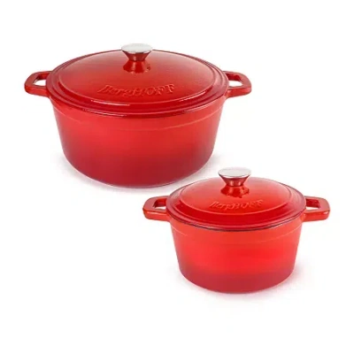 Berghoff Neo Cast Iron 4-pc. Cookware Set In Red