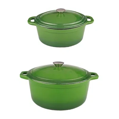Berghoff Neo Cast Iron 4-pc. Dutch Oven Set In Green