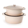 Berghoff Neo Cast Iron 4-pc. Dutch Oven Set In Sand