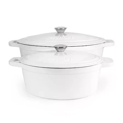 Berghoff Neo Cast Iron 4-pc. Dutch Oven Set In White