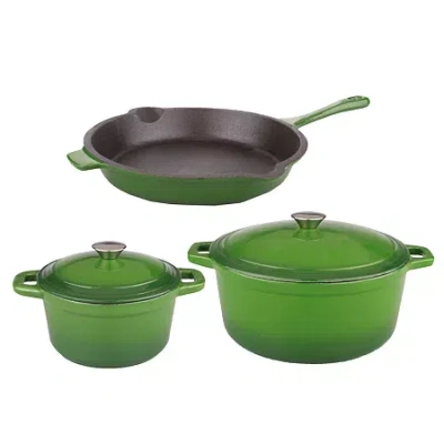 Berghoff Neo Cast Iron 5-pc Cookware In Green
