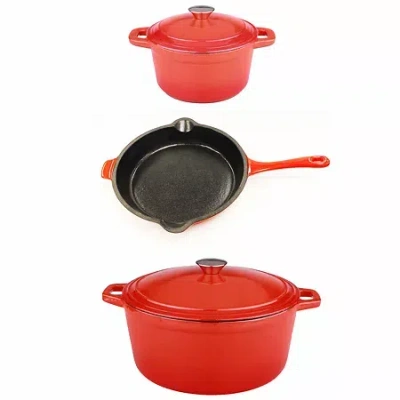 Berghoff Neo Cast Iron 5-pc Cookware In Orange