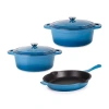 Berghoff Neo Cast Iron 5-pc. Cookware Set In Blue