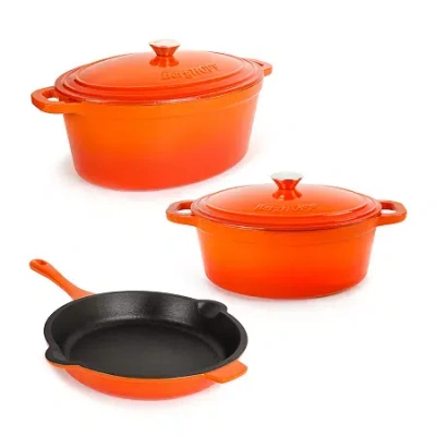 Berghoff Neo Cast Iron 5-pc. Cookware Set In Orange