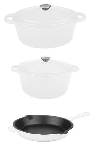 Berghoff Neo Cast Iron 5-piece Set In White