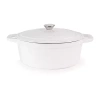 Berghoff Neo Cast Iron 5-qt. Casserole Pan In White