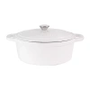 Berghoff Neo Cast Iron 8-qt. Caserol Dish In White