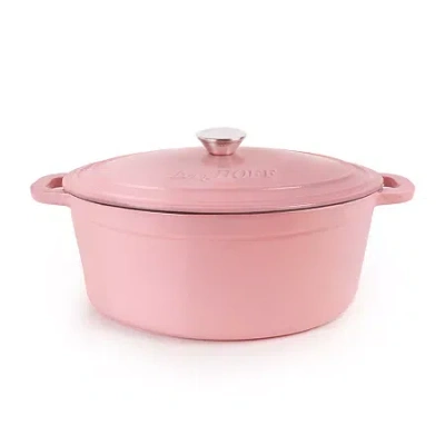 Berghoff Neo Cast Iron 8-qt. Oval Dutch Oven In Pink