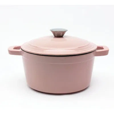 Berghoff Neo Cast Iron Round Covered Dutch Oven In Pink
