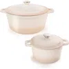 Berghoff Neo Enameled Cast Iron 4-piece Set In Neutral