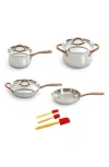 Berghoff Ouro Gold 10-piece Cookware Set In Red