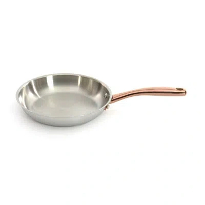 Berghoff Ouro Gold 10pc 18/10 Stainless Steel Cookware Set With Rose Gold Handles And Metal Lids In Multi-colored