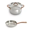 Berghoff Ouro Gold 18/10 Stainless Steel 3-pc. Cookware Set In Silver