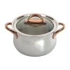 Berghoff Ouro Gold Stainless Steel 8.1-qt. Casserole In Silver