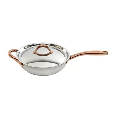 Berghoff Ouro Gold Stainless Steel Covered Skillet In Silver