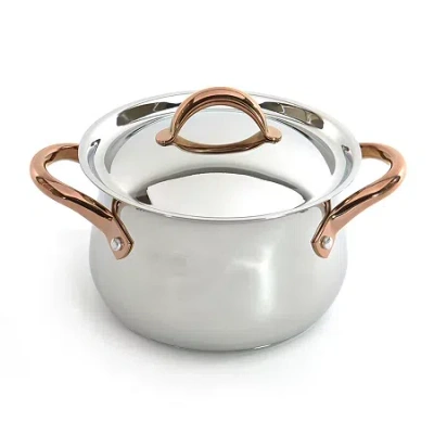 Berghoff Ouro Stainless Steel Dutch Oven In Silver