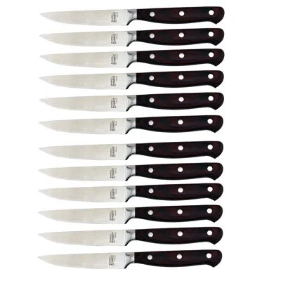 Berghoff Pakka Stainless Steel Steak Knife Set In Silver