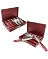Shop Berghoff Pakka Wood 14-piece Steak Knife Set In Brown