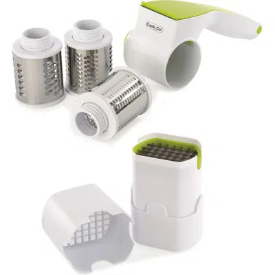 Berghoff Prep Rotary 4-piece Grater Set In White