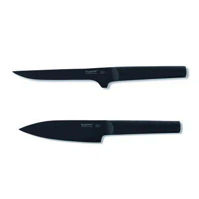 Berghoff Ron 2 Piece Starter Cutlery Set In Black