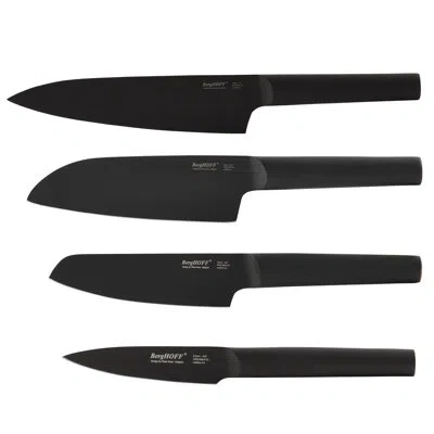 Berghoff Ron 4pc Knife Set Black, 4 Knives