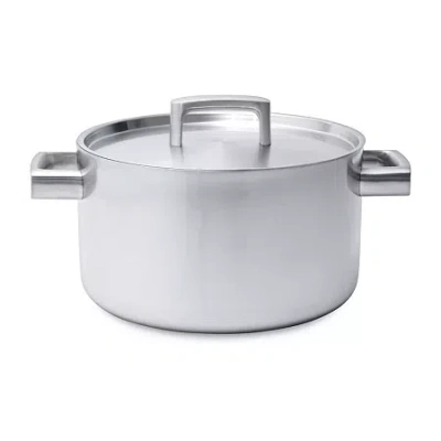Berghoff Ron 5-ply Covered Stockpot 10" 6.4-qt. In Silver