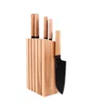 Berghoff Ron 6-piece Knife Block Set In Beige