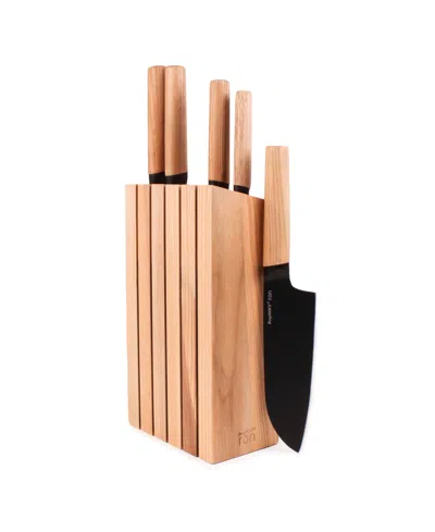 Berghoff Ron 6-piece Knife Block Set In Beige