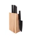 Berghoff Ron 6-piece Knife Block Set In Black