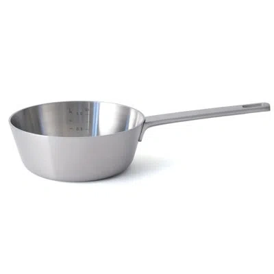 Berghoff Ron 7" 18/10 Stainless Steel 5-ply Conical Sauce Pan In Silver