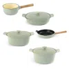 Berghoff Ron Cast Iron 8-piece Cookware Set In Green