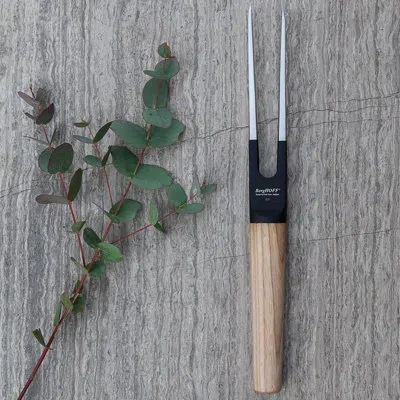 Berghoff Ron Meat Fork In Natural Wood