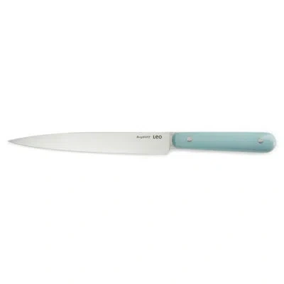 Berghoff Slate Stainless Steel Carving Knife 8" In Teal;silver