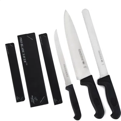 Berghoff Soft Grip 3-piece Stainless Steel Knife Set In Multi