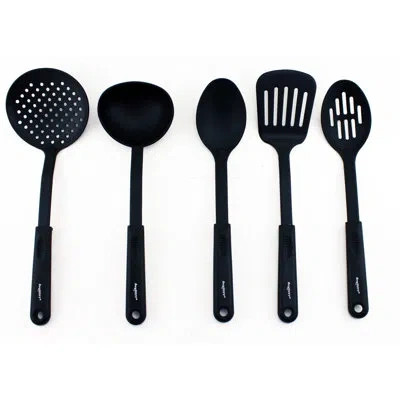Berghoff Studio 5pc Nylon Kitchen Utensil Set In Black