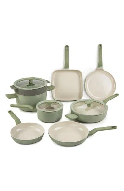 Berghoff The Leo 11-piece Cookware Set In Sage